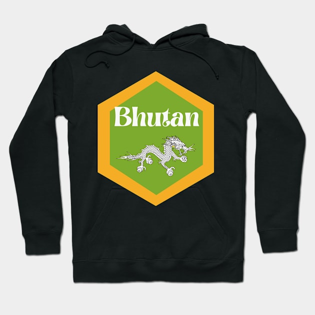 Bhutan Hoodie by Papilio Art